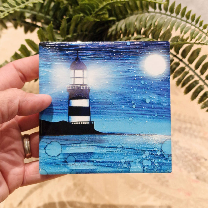 By Jo Crafts - Nautical Lighthouse Coaster