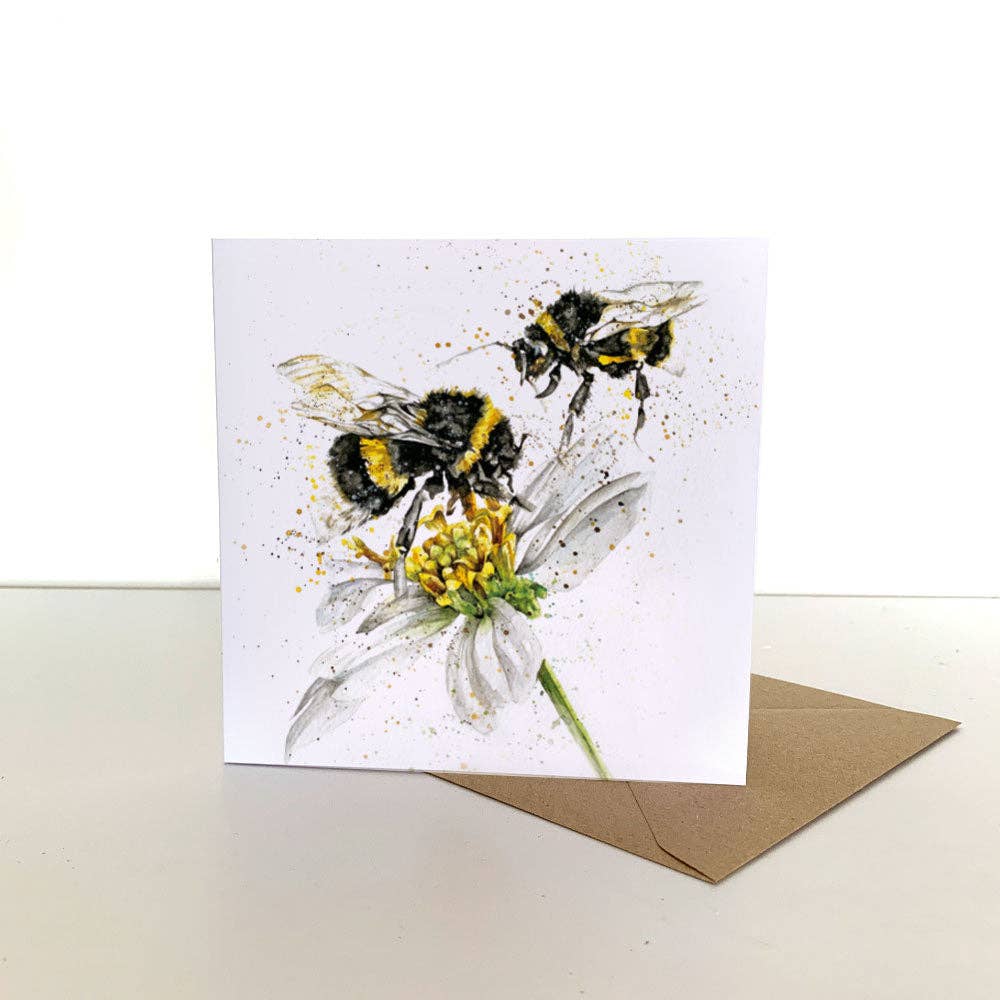 LOBI Creative - Bees Greeting Card - Strelitzia's Florist & Irish Craft Shop