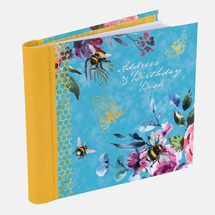 The Gifted Stationery Company - Address & Birthday Book - Queen Bee - Strelitzia's Florist & Irish Craft Shop