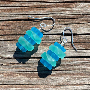 Sea Glass Earrings - Nuggets