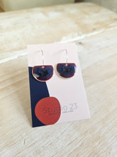Load image into Gallery viewer, Studio 23 Ceramics - Drop Semi-Circle Earring Pair - Strelitzia&#39;s Florist &amp; Irish Craft Shop