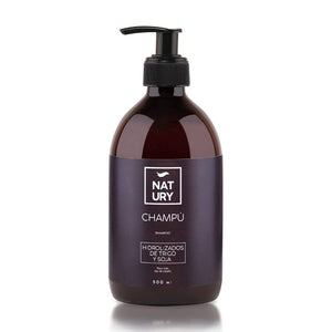 Natury Greencare - Natural Shampoo with Wheat and Soy Hydrolysates 500 ML