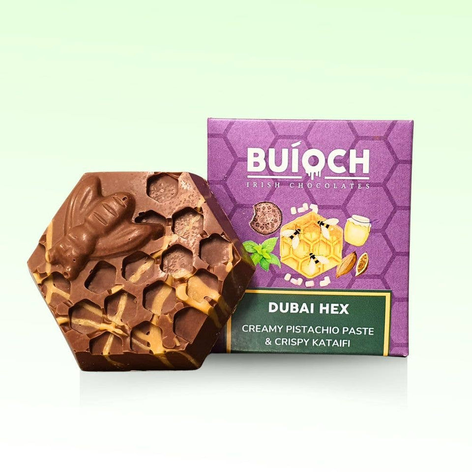 Buíoch Irish Chocolates - The Dubai Hex - Strelitzia's Florist & Irish Craft Shop