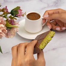 Load image into Gallery viewer, Patislove - Pistachio &amp; Kadayif Milk Chocolate, 100G - Strelitzia's Florist &amp; Irish Craft Shop