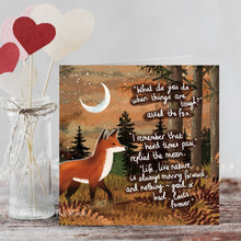 Load image into Gallery viewer, Fox Under The Moon - 'Moving Forward' - Greeting Card From Fox Under The Moon