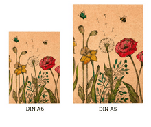 Load image into Gallery viewer, Notebook [recycled paper] - flower meadow