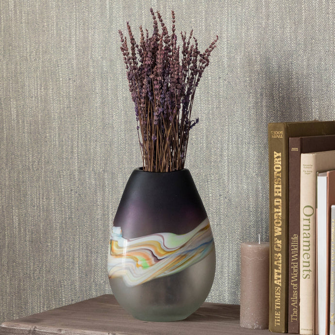 Riva Home - Lucius Frosted Vase Amethyst - Strelitzia's Florist & Irish Craft Shop