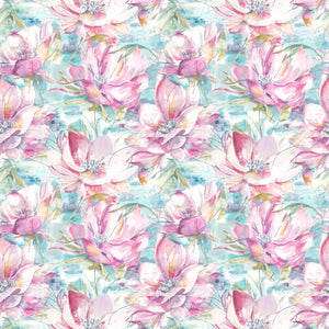 Riva Home - Dusky Blooms Fabric (By The Metre) Sweetpea - Strelitzia's Florist & Irish Craft Shop
