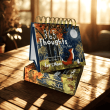 Load image into Gallery viewer, Fox Under The Moon - 365 Thoughts - Daily Encouragement Desktop Flipbook