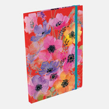 Load image into Gallery viewer, The Gifted Stationery Company - A5 Notebook - Anemones - Strelitzia&#39;s Florist &amp; Irish Craft Shop