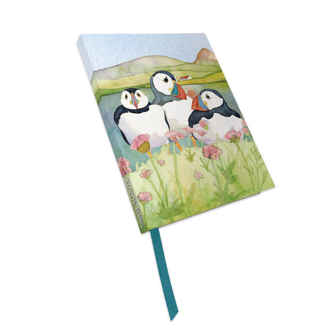 Emma Ball Ltd - Sea Thrift Puffins Bound Notebook - Strelitzia's Florist & Irish Craft Shop