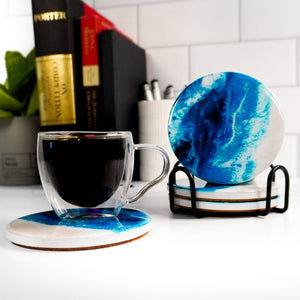 Lynn & Liana Designs - Ceramic Resin Coasters - Strelitzia's Florist & Irish Craft Shop