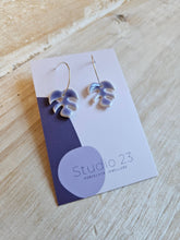 Load image into Gallery viewer, Studio 23 Ceramics - Drop Leaf Earring Pair - Strelitzia&#39;s Florist &amp; Irish Craft Shop