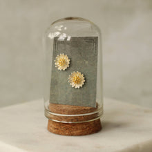 Load image into Gallery viewer, Silk Purse, Sow's Ear - Daisy Sterling Silver Stud Earrings