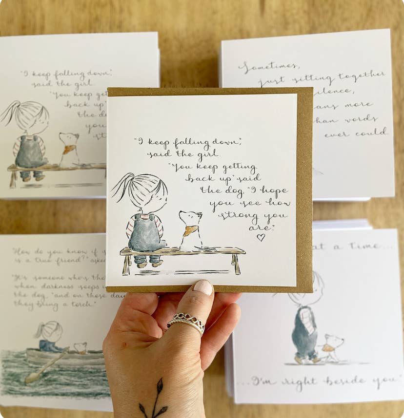 Deborah Maguire - Keep getting back up - Greeting Card - Strelitzia's Florist & Irish Craft Shop