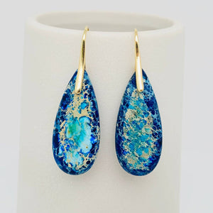 Stone Geometric Agate Earring Collection