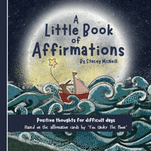 Load image into Gallery viewer, Fox Under The Moon - A Little Book of Affirmations Mini Book
