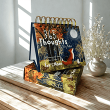 Load image into Gallery viewer, Fox Under The Moon - 365 Thoughts - Daily Encouragement Desktop Flipbook