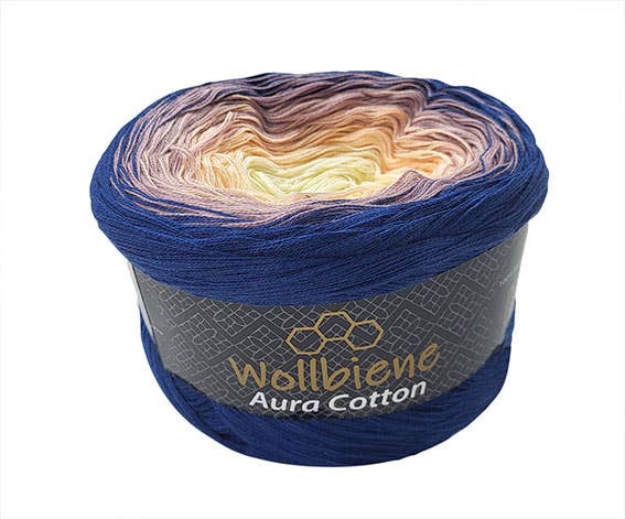 Wollbiene - Wool Bee Aura Cotton Bobble 200g Gradient 100% Cotton