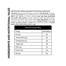 Load image into Gallery viewer, Patislove - Pistachio &amp; Kadayif Milk Chocolate, 100G - Strelitzia's Florist &amp; Irish Craft Shop