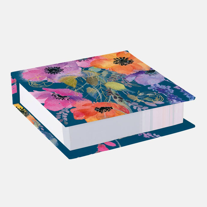 The Gifted Stationery Company - Note Block - Anemones - Strelitzia's Florist & Irish Craft Shop