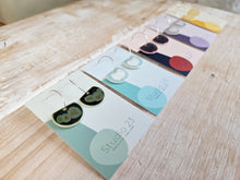 Load image into Gallery viewer, Studio 23 Ceramics - Drop Semi-Circle Earring Pair - Strelitzia&#39;s Florist &amp; Irish Craft Shop