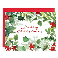 Load image into Gallery viewer, GINA B DESIGNS - Scripture Christmas Card - Holiday Greens