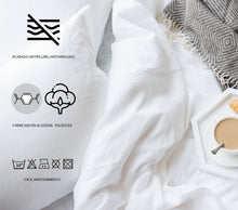 Load image into Gallery viewer, Royal Europe Textile SL - Top sheet 100% cotton, 144 thread count, Color White - Strelitzia's Florist &amp; Irish Craft Shop