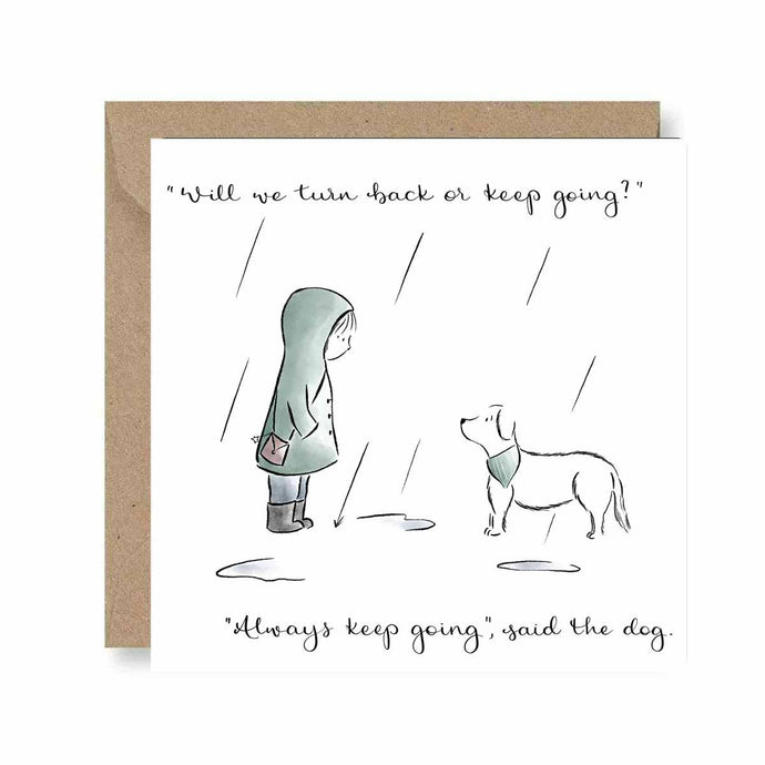 Deborah Maguire - Always Keep Going - Greeting Card - Strelitzia's Florist & Irish Craft Shop