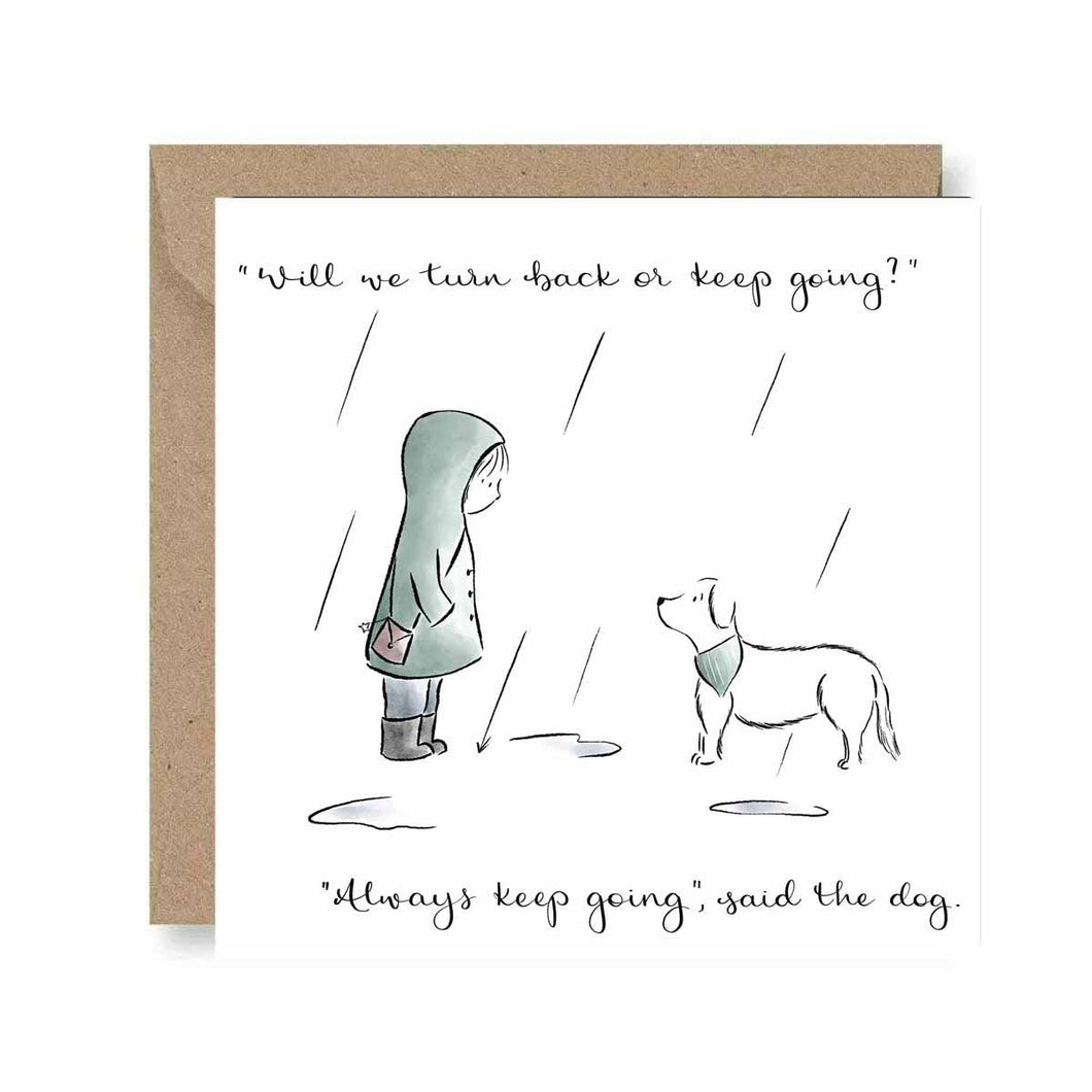 Deborah Maguire - Always Keep Going - Greeting Card - Strelitzia's Florist & Irish Craft Shop
