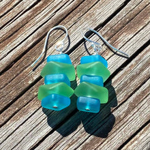 Load image into Gallery viewer, Sea Glass Earrings - Nuggets