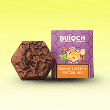 Load image into Gallery viewer, Buíoch Irish Chocolates - Salted Pretzel &amp; Peanut Butter Hex - Strelitzia's Florist &amp; Irish Craft Shop