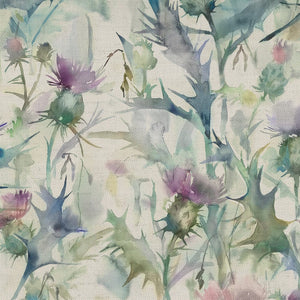 Cirsium Damson Linen Lampshade - Strelitzia's Florist & Irish Craft Shop