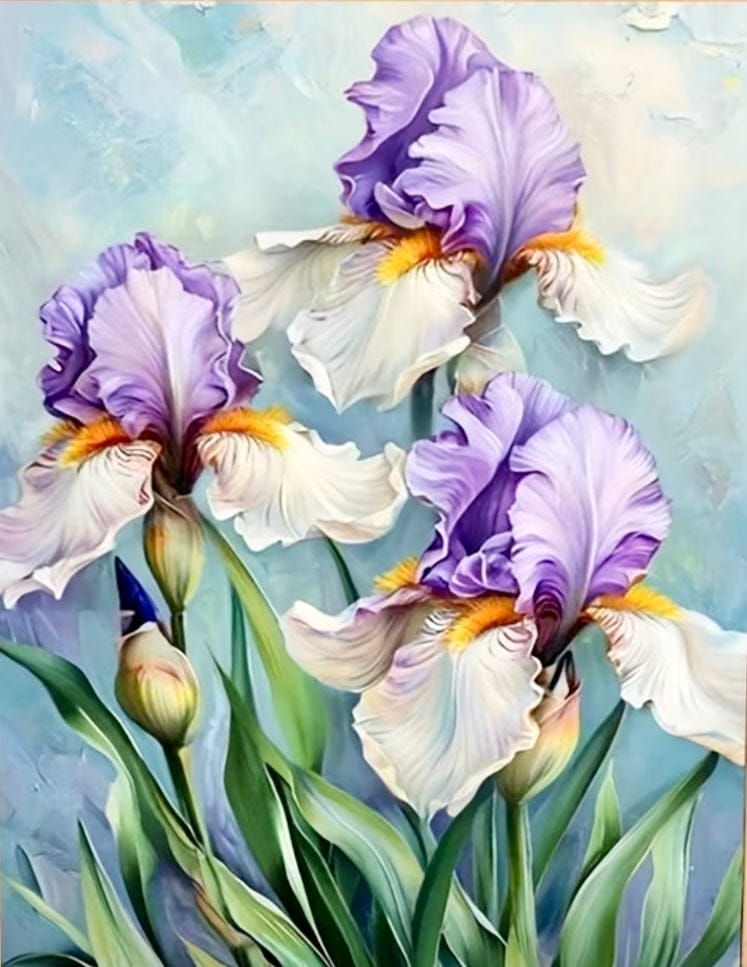 A Paint by Numbers (Iris)