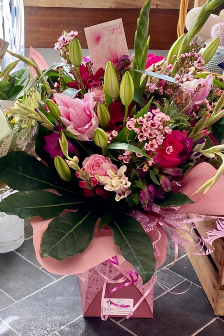 A Perfectly Pink Fresh Flower Bouquet