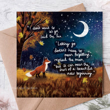 Load image into Gallery viewer, Fox Under The Moon - 'New Beginning' - Greeting Card From Fox Under The Moon