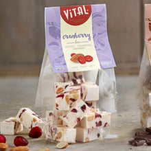 Load image into Gallery viewer, Nougat Vital - Soft nougat bag with cranberry and almond