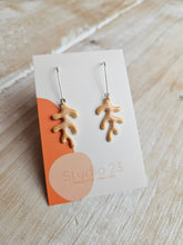 Load image into Gallery viewer, Studio 23 Ceramics - Drop Coral Earring Pair - Strelitzia&#39;s Florist &amp; Irish Craft Shop
