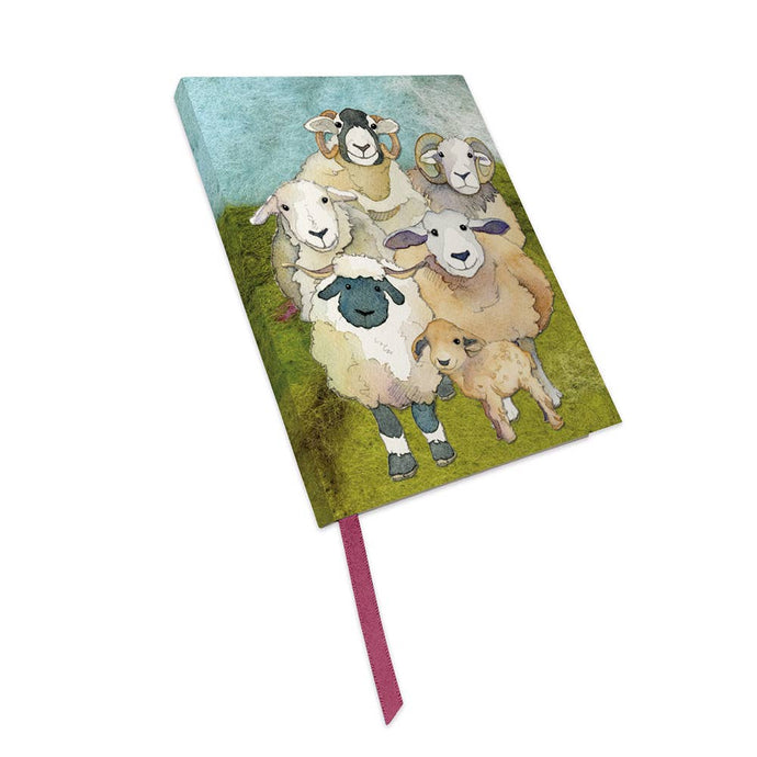 Emma Ball Ltd - Felted Sheep Bound Notebook - Strelitzia's Florist & Irish Craft Shop
