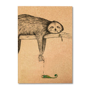 Notebook [recycled paper] - sloth