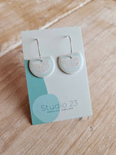Load image into Gallery viewer, Studio 23 Ceramics - Drop Semi-Circle Earring Pair - Strelitzia&#39;s Florist &amp; Irish Craft Shop