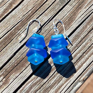 Sea Glass Earrings - Nuggets