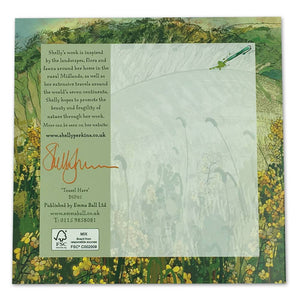 Emma Ball Ltd - Die-Cut Teasel Hare Greetings Card - Strelitzia's Florist & Irish Craft Shop