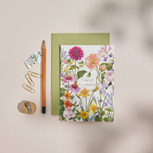 Load image into Gallery viewer, Catherine Lewis Design - Bountiful Blooms - Happy Birthday - Card - Strelitzia's Florist &amp; Irish Craft Shop