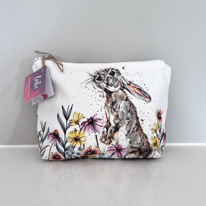 LOBI Creative - Spring Hare Make-up Bag - Strelitzia's Florist & Irish Craft Shop