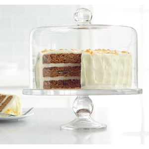 The DRH Collection BV - Simplicity Cake Stand with Straight Sided Dome - Strelitzia's Florist & Irish Craft Shop