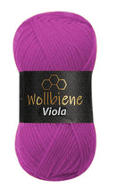 Load image into Gallery viewer, Wollbiene - Wool Bee Viola Knitting Yarn 100g Crochet Knitting Solid