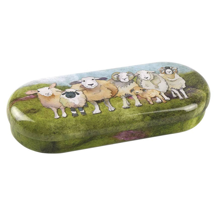 Emma Ball Ltd - Felted Sheep II Glasses Case - Strelitzia's Florist & Irish Craft Shop