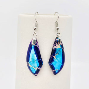 Stone Geometric Agate Earring Collection