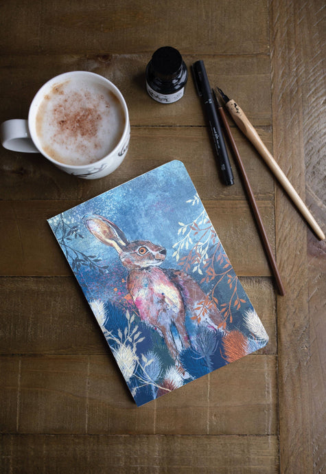 A5 Hare Perfect Bound Paperback Notebook - Strelitzia's Florist & Irish Craft Shop